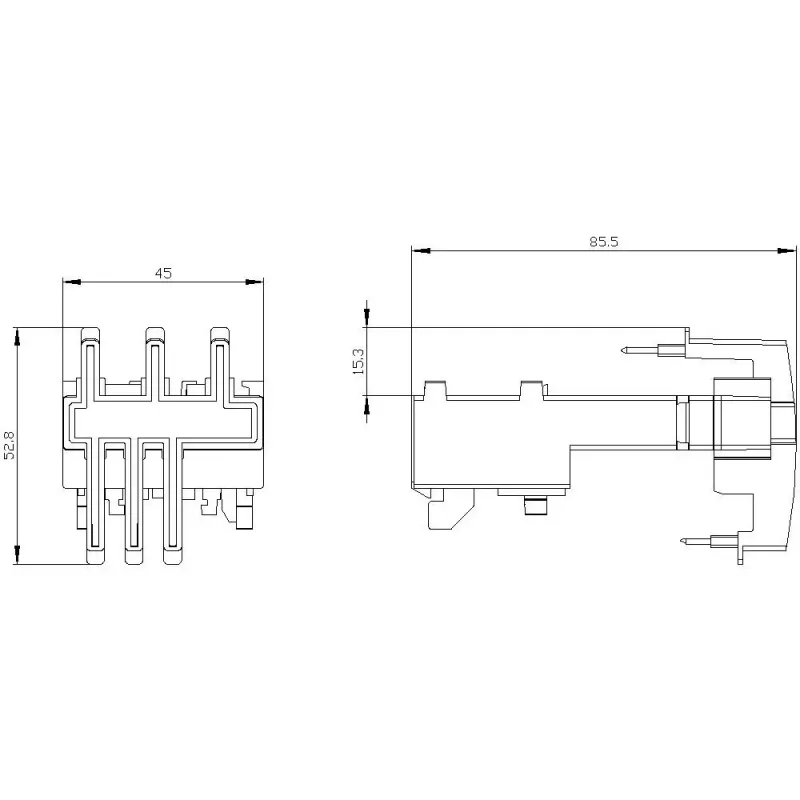 Siemens SIRIUS 3RA29 Modulo di collegamento per 3RV2011 e 3RT201