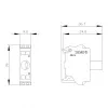 Siemens SIRIUS ACT Modulo LED con LED integrato AC/DC 24V bianco
