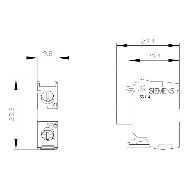 Siemens SIRIUS ACT Modulo LED con LED integrato AC/DC 24V bianco