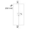 Siemens SIRIUS ACT Modulo LED con LED integrato AC 230V rosso