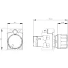 Siemens 3SU1200-2PS10-1AA0 SIRIUS ACT potenziometro 10 kOhm, 22 mm, nero, morsetto a vite