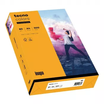 Papyrus TECNO Colors arancione medio A4 carta per fotocopie 80 g/m² 500 fogli
