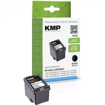 KMP H162 cartuccia d'inchiostro compatibile nero 12ml per HP 62XL C2P05AE