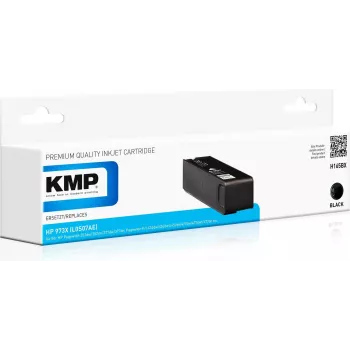 KMP H165BX cartuccia d'inchiostro compatibile a base pigmentata nero High Yield XL per HP PageWide Pro serie 450