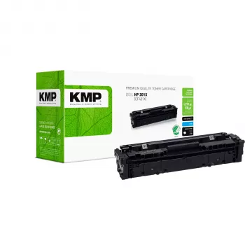 KMP H-T215CX cartuccia toner compatibile High Yield ciano (alternativa a HP 201X, HP CF401X) per HP Color LaserJet Pro serie M252, MFP serie M277