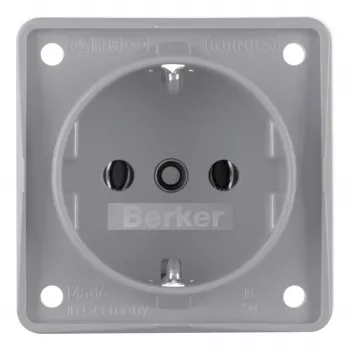 Berker presa Schuko 941852506 grigio opaco