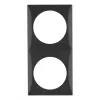 Berker placca coprifilo 2 moduli nero lucido S.1/B.3/B.7 918262510