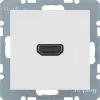 Berker 3315438989 inserto HDMI, bianco