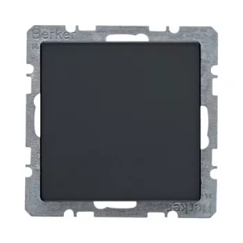 Berker chiusura cieca con pezzo centrale Q.1/Q.3 antracite