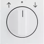 Berker 1080898900 placca centrale con manopola per tapparella S.1/B.x bianco polare