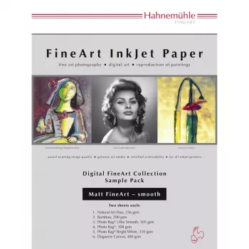 Hahnemühle Digital FineArt A4 test pack carte opache, lisce