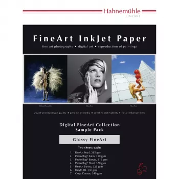 Hahnemühle Digital FineArt A4 test pack carte lucide