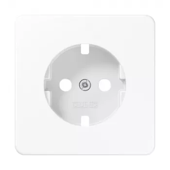 JUNG placca centrale per presa SCHUKO (CD1520PLWW) bianco alpino
