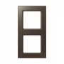 JUNG AC 582 MO cornice 2 posti marrone duroplast 84x155 mm