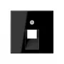 JUNG A 569-1 BFPLUA SW copertura per prese dati IAE/UAE, 1 x 8 poli, termoplastica, serie A, nero