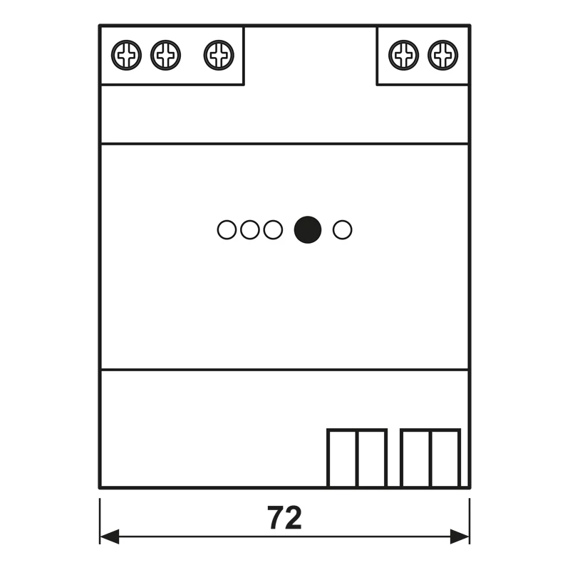 JUNG KNX alimentatore 160mA 20160REG guida DIN