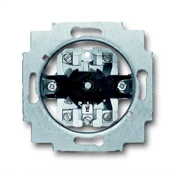 Busch-Jaeger 2723 U interruttore universale a serie, 2 poli, 10 AX, 250 V AC, da incasso, metallizzato, 6415/24