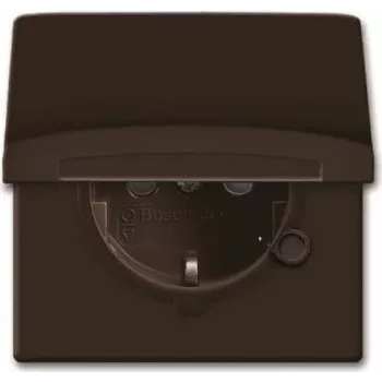 Busch-Jaeger 2064-0-0291 presa Schuko CEE 7/3 2P+E IP44 marrone 250V 16A da parete