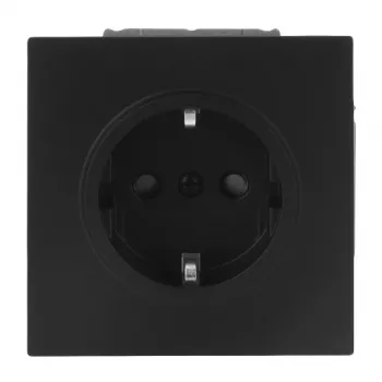Busch-Jaeger Presa SCHUKO 20 EUCB-45M Safety+ Black Matt