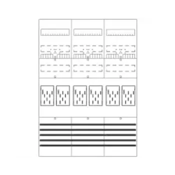 Striebel & John campo contatori 7RE 6ZBF37B6 preassemblato con BKE-I 2CPX054079R9999