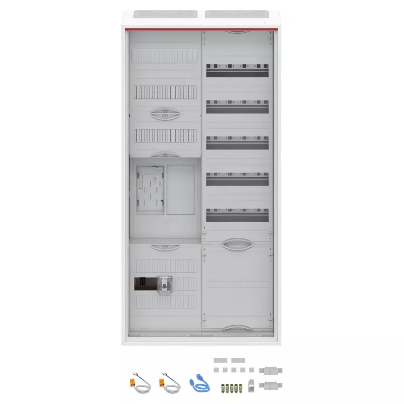 Striebel & John Quadro contatore e distribuzione completo da parete BKE-I BA27BBA27 1Z1R1V5A2 2CPX054209R9999