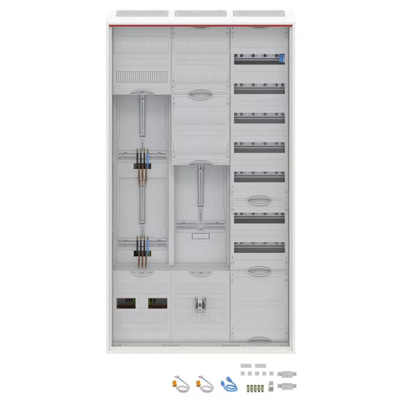 Striebel & John Quadro di distribuzione completo da parete AP DA39BY chiusura a tre punti A39 2CPX054263R9999