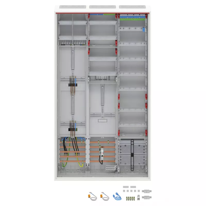 Striebel & John Quadro di distribuzione completo da parete AP DA39BY chiusura a tre punti A39 2CPX054263R9999
