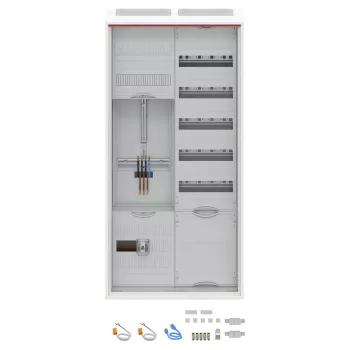 Striebel & John APZDA27CB Quadro contatore, da parete, IP44, chiusura a 3 punti, 1100x550 mm, RAL 9010