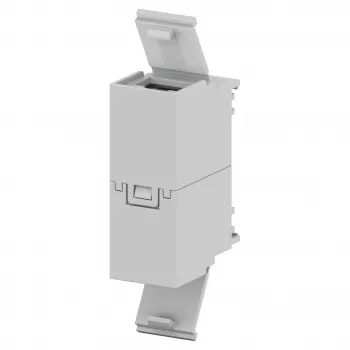 Striebel & John ZED45U Modulo doppia presa RJ45, Cat.6, non schermato, bianco puro