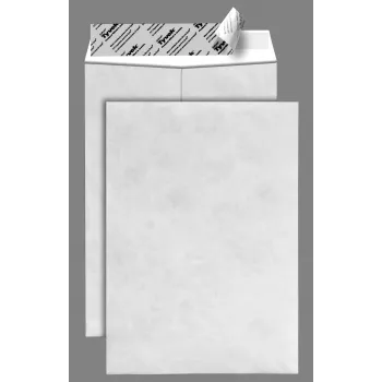 Bong Tyvek Bustina per spedizione DIN C4 senza finestra bianca 20 pezzi - 55 g/m²