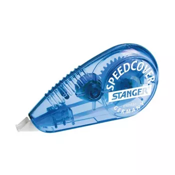 Stanger Speedcover Correttore a nastro - blu trasparente - 12 m - 5 mm - 12 pezzi