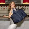 Reisenthel Allrounder L Borsa da viaggio Rhombus Midnight Gold, 30L, blu