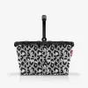 Reisenthel Carrybag Frame Leo Nero Cesto per la spesa 22L nero leopardo