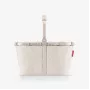 Reisenthel Carrybag Teddy Sand (BK1042) - cesto per la spesa, 22L, poliestere riciclato