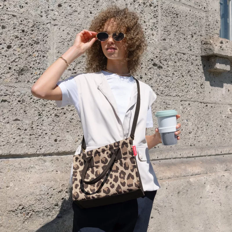 Reisenthel dailyshopper XS Leo Macchiato borsa per la spesa