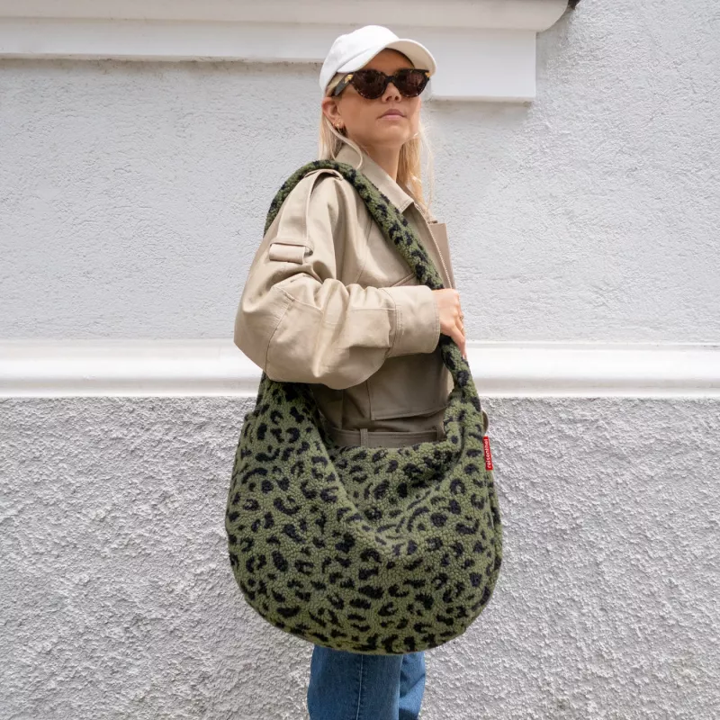 Reisenthel Moonbag Teddy Leo Olive borsa a tracolla crossbody