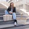 Reisenthel Carrybag Summerstripes Coffee cesto per la spesa 22L