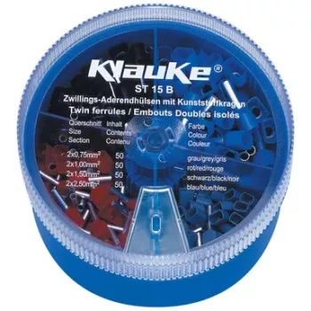Klauke assortimento di puntalini 1000 pezzi 0,5-2,5 mm²