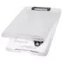 MAPED The Clip Cartella con clip H2532010 DIN A4 traslucido bianco plastica