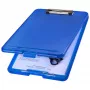 MAPED The Clip Cartella con clip H2532030 DIN A4 blu traslucido plastica