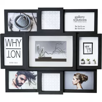 NIELSEN DESIGN Why Not Collage Black Resin Gallery Cornice 8999334