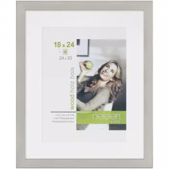 NIELSEN DESIGN Apollon Argento 24x30 Cornice in legno