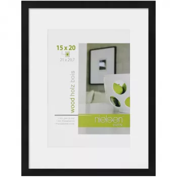 NIELSEN DESIGN Apollon Black Wood Photo Frame A4 21x29,7 cm 8988046