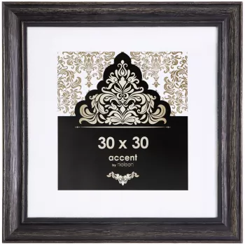 NIELSEN DESIGN Accent Vintage 30x30 Cornice in legno nero