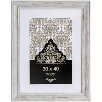 NIELSEN DESIGN Accent Vintage 30x40 Cornice in legno bianco 3231001