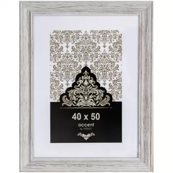 NIELSEN DESIGN Accent Vintage Cornice 40x50 cm legno bianco 3241001