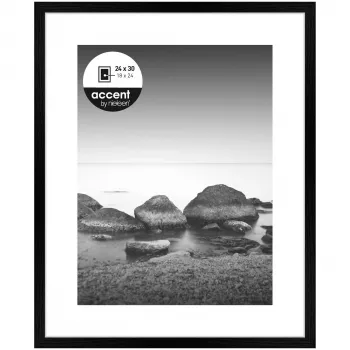 NIELSEN DESIGN Aura Cornice nero 24x30 cm legno incl. passepartout 1122000
