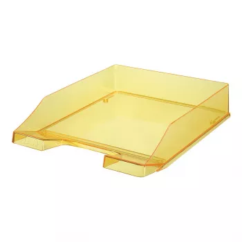 HAN Vassoio portadocumenti giallo trasparente A4