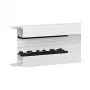 Hager BRN6517019016 Sotto-canale profilo da parapetto per installazione apparecchi BRN 65x170mm - 2 m bianco