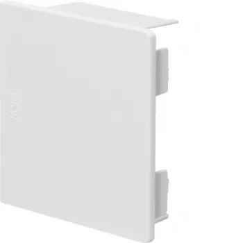 HAGER Terminale LF6006069016 60x57mm bianco traffico (RAL 9016) per canale portacavi Tehalit LF